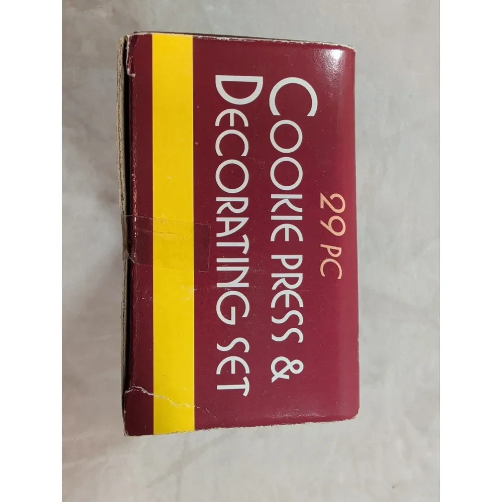 Midwestern Home Products 29 Pc Cookie Press and Decorating‎ Set P41106 New